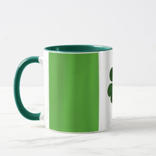 Mug St. Patrick's Day Irlandais Drapeau Shamrock Irlan (Gauche)