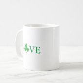Mug St. Patrick's Day Irlandais Love Green Clover Sham (Devant gauche)