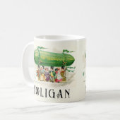 Mug St. Patrick's Day Irlande Hooligan coloré amusant (Devant gauche)