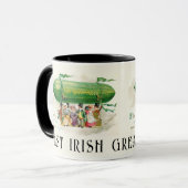 Mug St. Patrick's Day Irlande Meilleur grand-père irla (Devant gauche)
