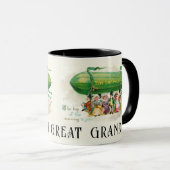 Mug St. Patrick's Day Irlande Meilleur grand-père irla (Devant droit)