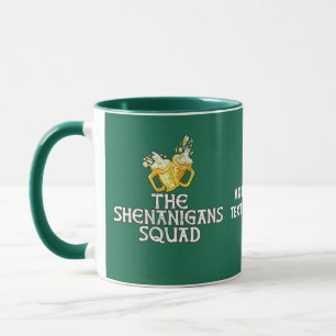 Mug St Patrick's Day La Shenanigans Squad Bière irland