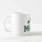 Mug St. Patricks Day Lucky Mama avec des Clovers verts (Gauche)