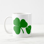 Mug St Patrick's Day - Obtenez Lucky 3 + 1 feuilles = (Gauche)