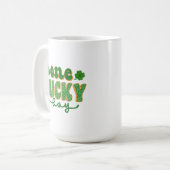 Mug St. Patrick's Day One Lucky Boy Green Clover (Devant gauche)