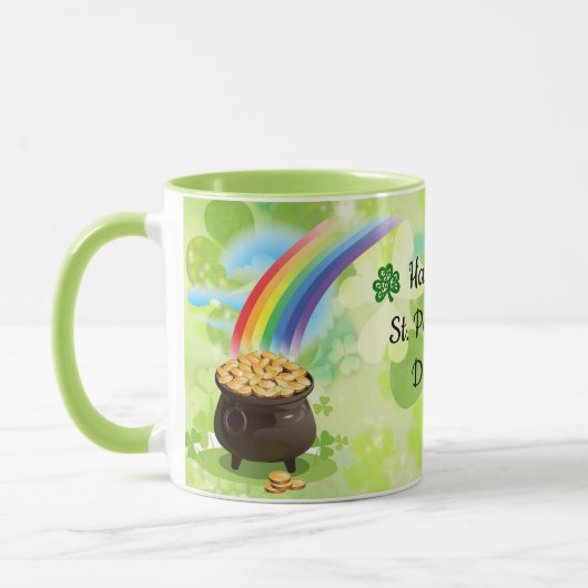 Mug St. Patrick's Day Pot of Gold Leprechaun Coffee (Gauche)