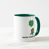 Mug St. Patrick's Day Raise Your Spirits (Devant droit)