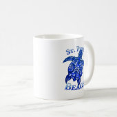 Mug St Pete Beach Florida Vacation Tribal Turtle (Devant droit)