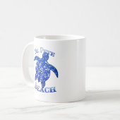 Mug St Pete Beach Florida Vacation Tribal Turtle (Devant gauche)
