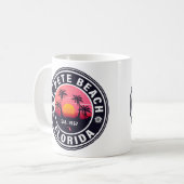 Mug St Pete Beach Floride Retro Sunset Souvenirs 60s (Devant gauche)