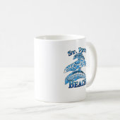Mug St. Pete Florida Beach Vacation Tribal Dolphins (Devant droit)