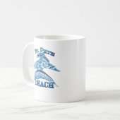 Mug St. Pete Florida Beach Vacation Tribal Dolphins (Devant gauche)