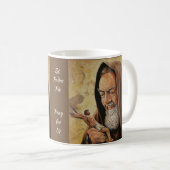Mug St Prêtre et Stigmatist de l'aumônier Pio (Devant droit)
