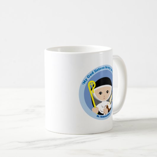 Mug St Scholastica (Devant droit)
