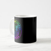 Mug St. Simons Island Georgia Rainbow Palm Tree Beach (Devant gauche)