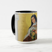 Mug St Therese du saint de Carmélite de Jésus d'enfant (Devant gauche)