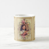 Mug St Therese le petit crucifix de roses de fleur (Centre)