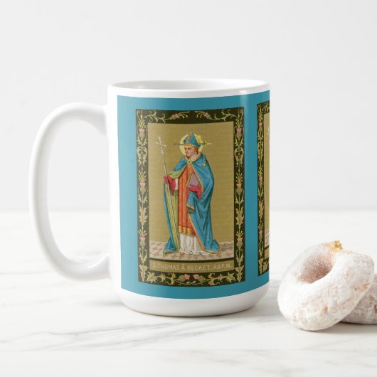 Mug St. Thomas Becket avec épée dans la mitre (P 005) (Avec donut)