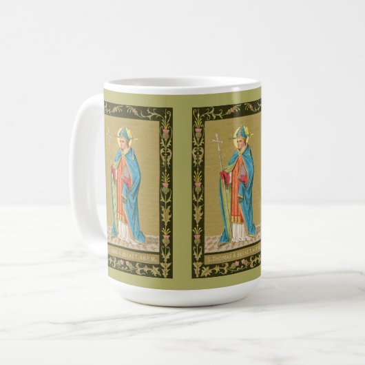 Mug St. Thomas Becket avec épée en mitre (P 005) (Devant gauche)