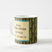 Mug St. Thomas Becket avec épée en mitre (P 005) (Devant gauche)