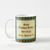 Mug St. Thomas Becket avec épée en mitre (P 005) (Gauche)