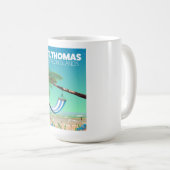 Mug St Thomas Îles Vierges américaines. (Devant droit)