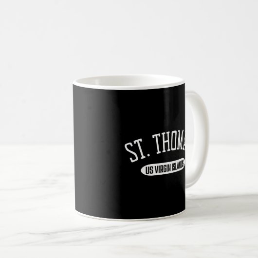 Mug St Thomas Style St Thomas Us Îles Vierges (Devant droit)