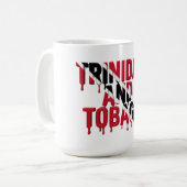 Mug St. Vincent  Drip | Caribbean Flag Design | Fan  (Devant gauche)