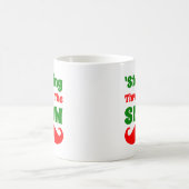 Mug Staching drôle par la neige (Centre)