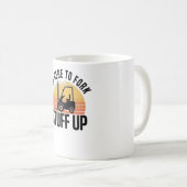 Mug Stacker Driver Forklift Driver Stacker Dit : (Devant droit)