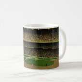 Mug Stade de baseball sportif vintage avec foule (Devant droit)