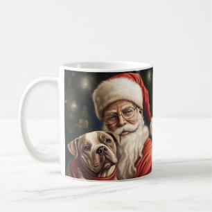 Mug Staffordshire américain avec le Père Noël de Noël