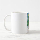 Mug Staffordshire Bull Terrier Dog dans la neige Noël (Gauche)