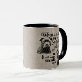 Mug Staffordshire Bull Terrier en cas d'échec (Devant droit)