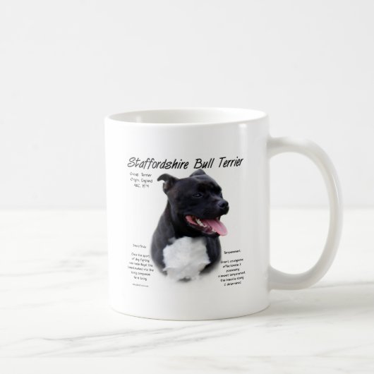 Mug Staffordshire Bull Terrier Histoire (Droite)