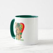 Mug Staffordshire Bull Terrier St patrick (Devant gauche)