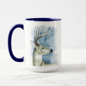 Mug Stag errant - Aquarelle (Gauche)