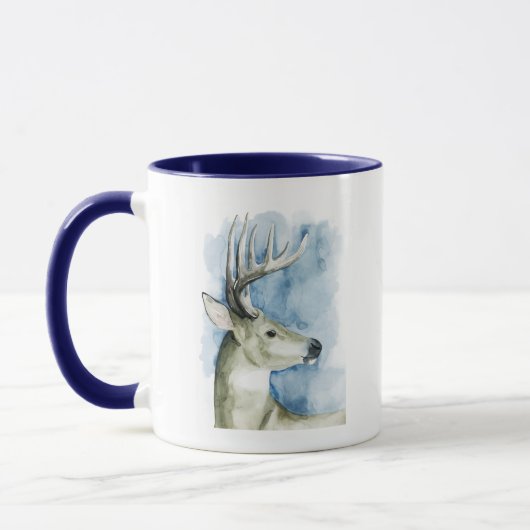 Mug Stag errant - Aquarelle (Gauche)