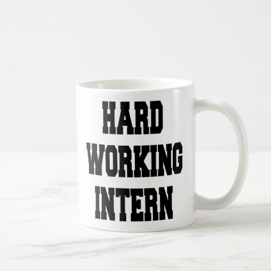 Mug Stagiaire de travail difficile (Droite)