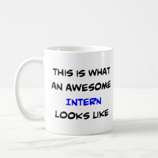 Mug stagiaire, génial (Gauche)