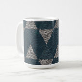 Mug Stained Glass Blue Diamond (Devant gauche)