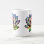 Mug Stained Glass Colorful Lotus Flower (Centre)