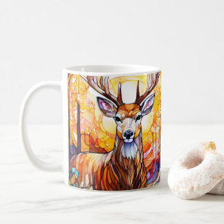 Mug Stained Glass Deer
