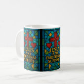 Mug Stained Glass Jesus Christian Gift (Devant gauche)