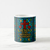 Mug Stained Glass Jesus Christian Gift (Centre)