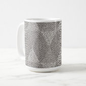 Mug Stained Glass Silver Diamond Pattern (Devant gauche)
