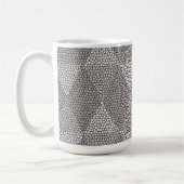 Mug Stained Glass Silver Diamond Pattern (Gauche)