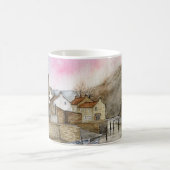 Mug Staithes, North Yorkshire, Angleterre Aquarelle (Centre)
