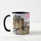 Mug Staithes, North Yorkshire, Angleterre Aquarelle (Gauche)