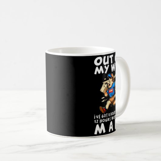 Mug Stal Worker Funny Delivery Mailman  (Devant droit)